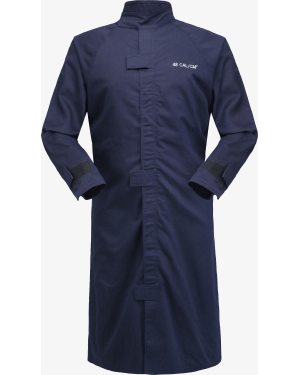 Navy blue protective high-calorie rated jacket